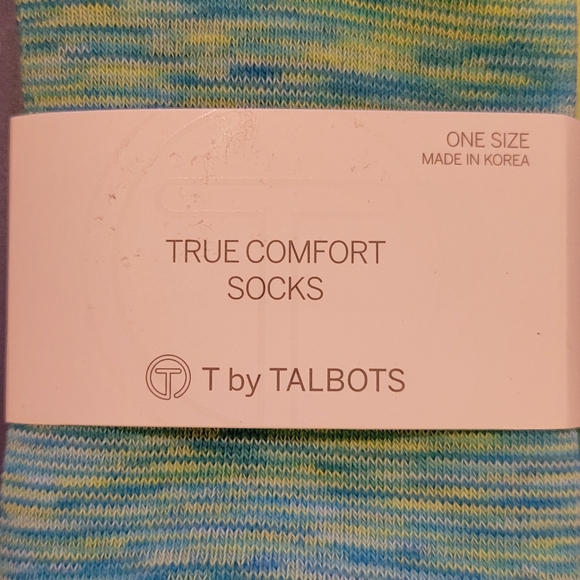 Talbots 3-Pack True Comfort Women’s Ankle Socks including Stripes & Solids - Picture 4 of 5